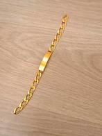 18 karaat double gouden armband 1980, Ophalen of Verzenden, Zo goed als nieuw, Goud, Goud