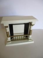 poppenhuis openhaard wit met goudkleur, Ophalen of Verzenden, Zo goed als nieuw, Decoratie