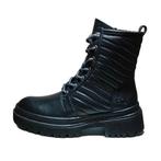 AQA maat 37 leren veterboots/rits zwart - gratis verzenden, Kleding | Dames, Schoenen, Verzenden, Zwart, Lage of Enkellaarzen