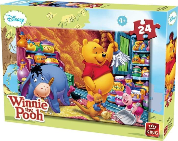 Winnie de Poeh puzzel 24 stukjes *NIEUW IN VERPAKKING*, Kinderen en Baby's, Speelgoed | Kinderpuzzels, Nieuw, 2 tot 4 jaar, 10 tot 50 stukjes