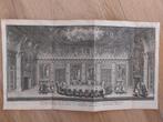 23 / Treves Kamer op het Hof Den Haag 's Gravenhage uit 1738, Antiek en Kunst, Kunst | Etsen en Gravures, Ophalen of Verzenden