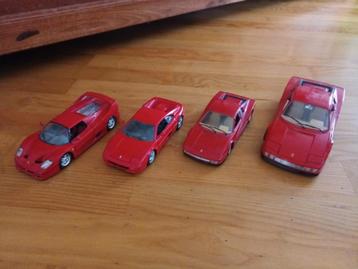4x Ferrari Modelauto's - Bijna Gratis! beschikbaar voor biedingen