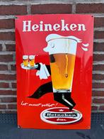 Emaille bord Heineken, Verzamelen, Merken en Reclamevoorwerpen, Ophalen of Verzenden, Gebruikt, Reclamebord