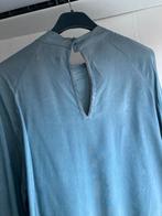 Grijsblauwe cupro top van humanoid XS, Kleding | Dames, Overige kleuren, Verzenden, Lange mouw, Maat 34 (XS) of kleiner