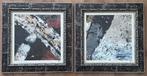 Abstract schilderij 2 stuks, Ophalen