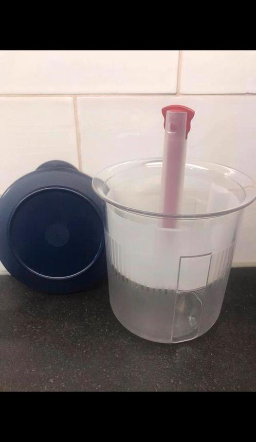 Tupperware zuurpot augurkenpot exclusief indigo 1.5 liter, Huis en Inrichting, Keuken | Tupperware, Zo goed als nieuw, Bus of Trommel