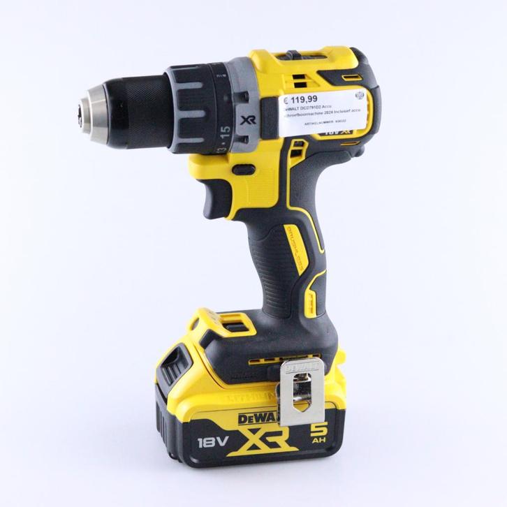 DeWALT DCD791D2 Accu schroefboormachine 2024 Inclusief accu, Doe-het-zelf en Verbouw, Gereedschap | Boormachines, Zo goed als nieuw