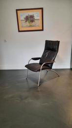 De Sede ds 270 leren fauteuil Stoel Designer fauteuil bruin, Huis en Inrichting, Fauteuils, Ophalen, Gebruikt, 75 tot 100 cm, Metaal
