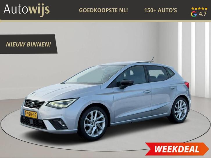 Seat Ibiza 1.0 EcoTSI FR Plus|PANO|ALCANTARA|LED|TREKHAAK|CA, Auto's, Seat, Bedrijf, Te koop, Ibiza, ABS, Achteruitrijcamera, Adaptive Cruise Control