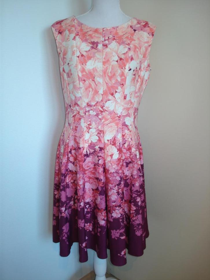 Roze bloemjurk Gabby skye, Kleding | Dames, Jurken, Nieuw, Maat 36 (S), Roze, Knielengte, Ophalen of Verzenden
