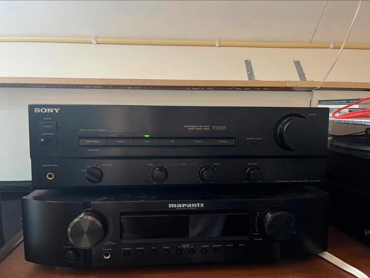 Sony versterker f335r, Audio, Tv en Foto, Versterkers en Receivers, Zo goed als nieuw, Stereo, 60 tot 120 watt, Sony, Ophalen