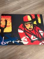 Modern Portret Schilderij Gesigneerd, Antiek en Kunst, Kunst | Schilderijen | Modern, Ophalen of Verzenden