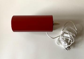 Retro vintage wandlamp 'LOD' type V413, Ikea, 1986, rood beschikbaar voor biedingen