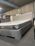Boxspring met 2x auping evolve matrassen soft en firm, Ophalen, Tweepersoons, Zo goed als nieuw, 180 cm