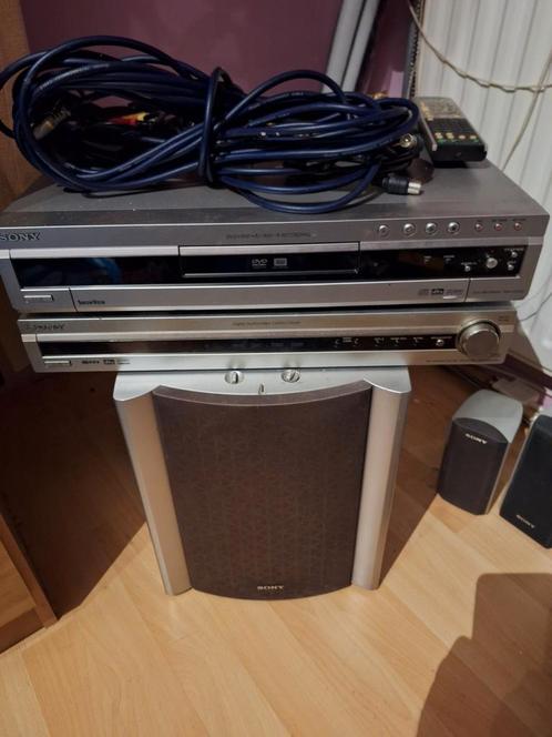 Te koop Sony Dolby Surround met actieve subwoofer plus cd, Audio, Tv en Foto, Home Cinema-sets, Zo goed als nieuw, Overige spelers