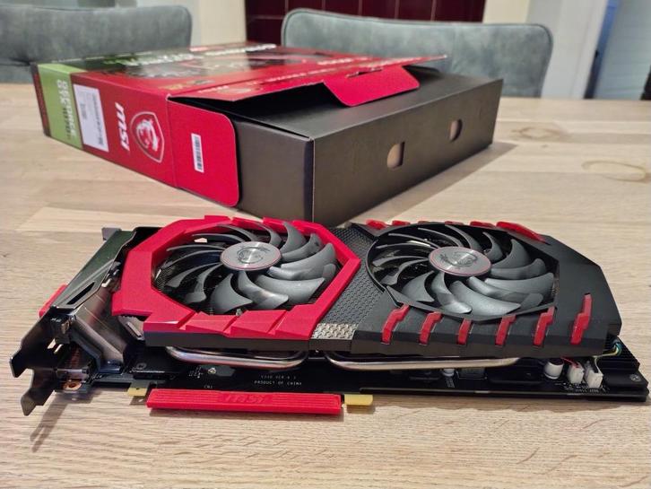 MSI GeForce GTX 1070 Ti Gaming 8G, Computers en Software, Videokaarten, Gebruikt, Nvidia, PCI-Express 3.0, GDDR5, HDMI, DisplayPort