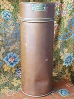 Antieke koperen bus of trommel uit Engeland 34,3 cm. 1900., Antiek en Kunst, Antiek | Koper en Brons, Ophalen of Verzenden, Koper