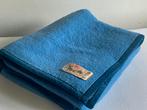 AaBe deken 100% zuiver scheerwol, blauw/ lichtblauw, 1 pers, Eenpersoons, Blauw, Ophalen of Verzenden, Deken of Dekbed
