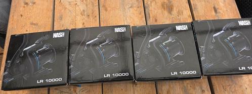 4 karpermolens Nash LR 10000 met 7 extra spoelen, Watersport en Boten, Hengelsport | Karpervissen, Zo goed als nieuw, Molen, Ophalen of Verzenden