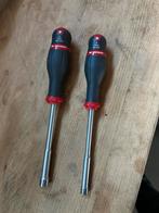 Facom Dopschroevendraaiers 8mm & 10mm - Zo goed als nieuw, Doe-het-zelf en Verbouw, Gereedschap | Handgereedschap, Ophalen of Verzenden