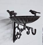 VOEDERSCHAAL MET VOGELS / GIETIJZER / PLANTENHAAK, Tuin en Terras, Tuinwanddecoratie, Huis en tuin decoratie Marie, Nieuw, Info@huisentuindecoratiemarie.nl