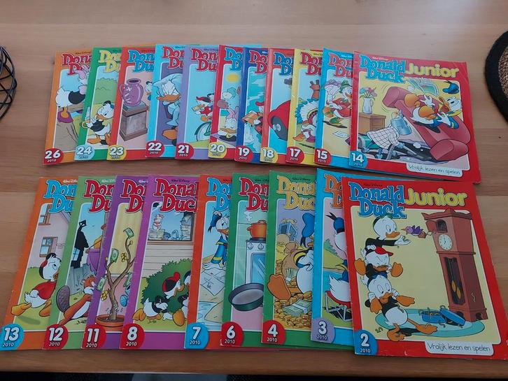 Donald Duck JUNIOR jaargang 2010, Boeken, Strips | Comics, Gelezen, Meerdere comics, Europa, Ophalen of Verzenden