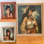 3 stuks Carmen Torino Tina J.H. Lynch grote XL schilderijen, Ophalen of Verzenden