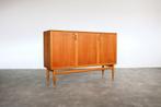 vintage highboard | sideboard | jaren 60 | Bodafors, Gebruikt, 100 tot 150 cm, Eikenhout, Ophalen of Verzenden
