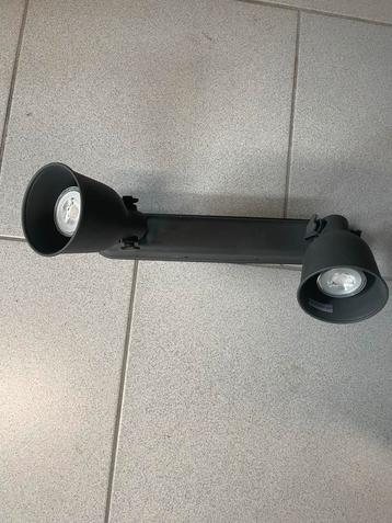 Donkergrijze spotjes - 2 stuks beschikbaar voor biedingen
