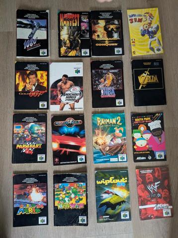 Nintendo 64 Boekjes / manuals beschikbaar voor biedingen