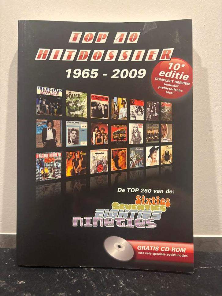 Top 40 Hitdossier 1965-2009 incl. CD-ROM Hitster, Boeken, Muziek, Zo goed als nieuw, Artiest, Verzenden
