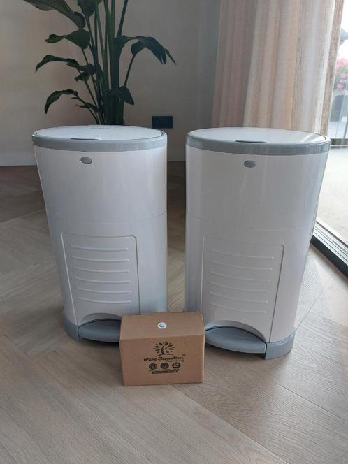 Twee Korbell luieremmers 16L inclusief 3 navullingen, Kinderen en Baby's, Overige Kinderen en Baby's, Zo goed als nieuw, Ophalen