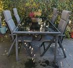 Bois Le Duc Tuinset met 5 verstelbare stoelen, Tuin en Terras, Tuinsets en Loungesets, Ophalen