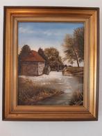 Schilderij,   (malumse molen op de berkel, bij Eibergen), Antiek en Kunst, Ophalen of Verzenden