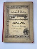 Geïllustreerde  Schoolatlas NEDERLAND 1925, Boeken, Atlassen en Landkaarten, Nederland, Gelezen, Ophalen of Verzenden, Bosatlas