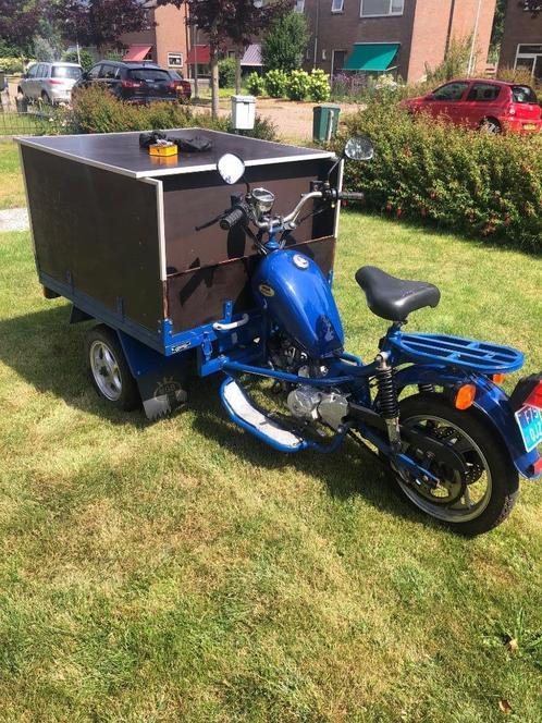 Bakscooter/Bromfiets, Fietsen en Brommers, Snorfietsen en Snorscooters, Zo goed als nieuw, Overige merken, Benzine, Ophalen