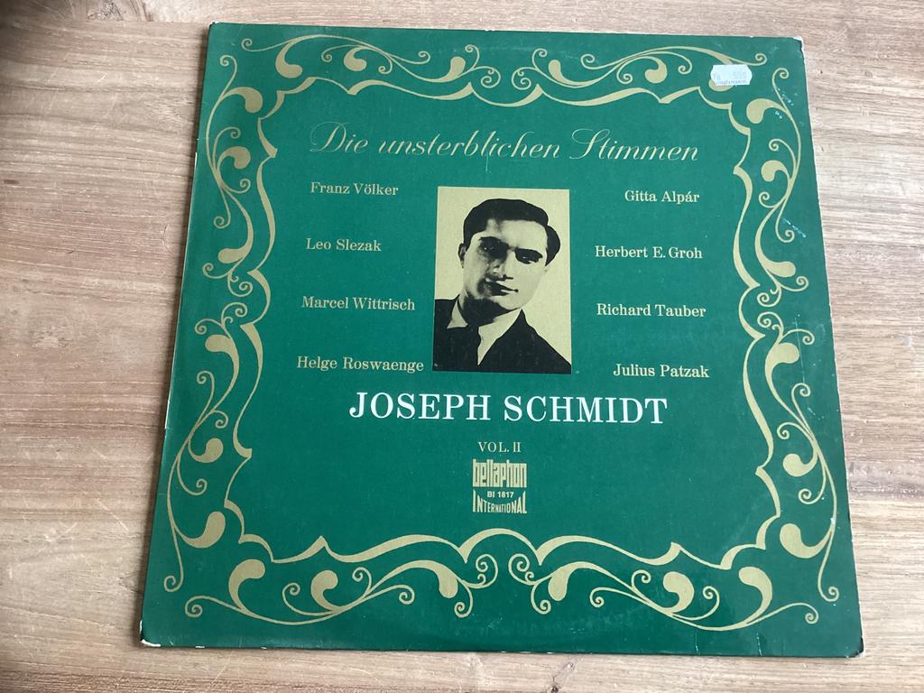 Lp Joseph Schmidt, Die unsterblichen stimmen, Ophalen of Verzenden, Gebruikt, 12 inch