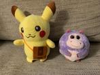 Pokemon pikachu knuffel 22 cm en ty dewdrop 12 cm, Overige typen, Gebruikt, Ophalen of Verzenden