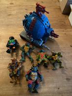 6 x Ninja Turtles + voertuig, Ophalen of Verzenden, Gebruikt