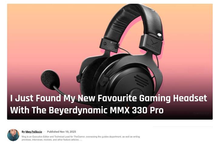 Beyerdynamic MMX 330 Pro, Audio, Tv en Foto, Koptelefoons, Zo goed als nieuw, Over oor (circumaural), Overige merken, Ophalen of Verzenden