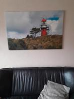 Vuurtoren vlieland, Huis en Inrichting, Ophalen, Zo goed als nieuw, Schilderij, 75 cm of meer