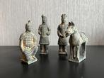 Antieke teracotta leger beeldjes, Verzamelen, Beelden en Beeldjes, Ophalen of Verzenden, Zo goed als nieuw, Mens