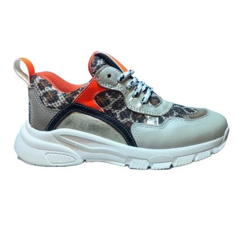 CLIC maat 38 lerensneaker beige/goud/oranje gratis verzenden, Kinderen en Baby's, Kinderkleding | Schoenen en Sokken, Nieuw, Schoenen