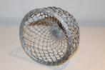 Metalen eier mand - Fruitmand, Ophalen of Verzenden, Gebruikt, Rond, Mand