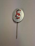 Speldje tom tas omnium uitgeverij, Verzamelen, Speldjes, Pins en Buttons, Ophalen of Verzenden, Overige onderwerpen