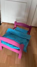Poppenbedje roze, Ophalen of Verzenden, Zo goed als nieuw