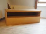 Eiken wandkast- tv-meubel, Ophalen, 100 tot 150 cm, Eikenhout, Zo goed als nieuw