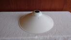 wit metalen lampenkap voor hanglamp; retro, Gebruikt, Wit, Rond, Ophalen of Verzenden