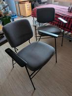 Stoelen stoeltjes fauteuil 2 stuks, Huis en Inrichting, Stoelen, Ophalen of Verzenden, Gebruikt, Zwart, Twee