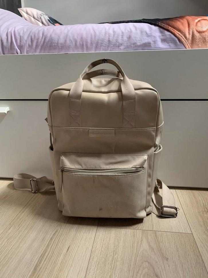 Kaptain & son tas, Sieraden, Tassen en Uiterlijk, Tassen | Rugtassen, Gebruikt, Overige merken, 25 tot 40 cm, 30 tot 45 cm, Waterdicht